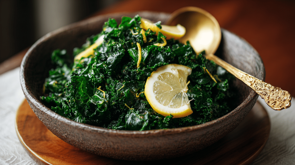 Fodros kel fokhagymás-citromos serpenyőben