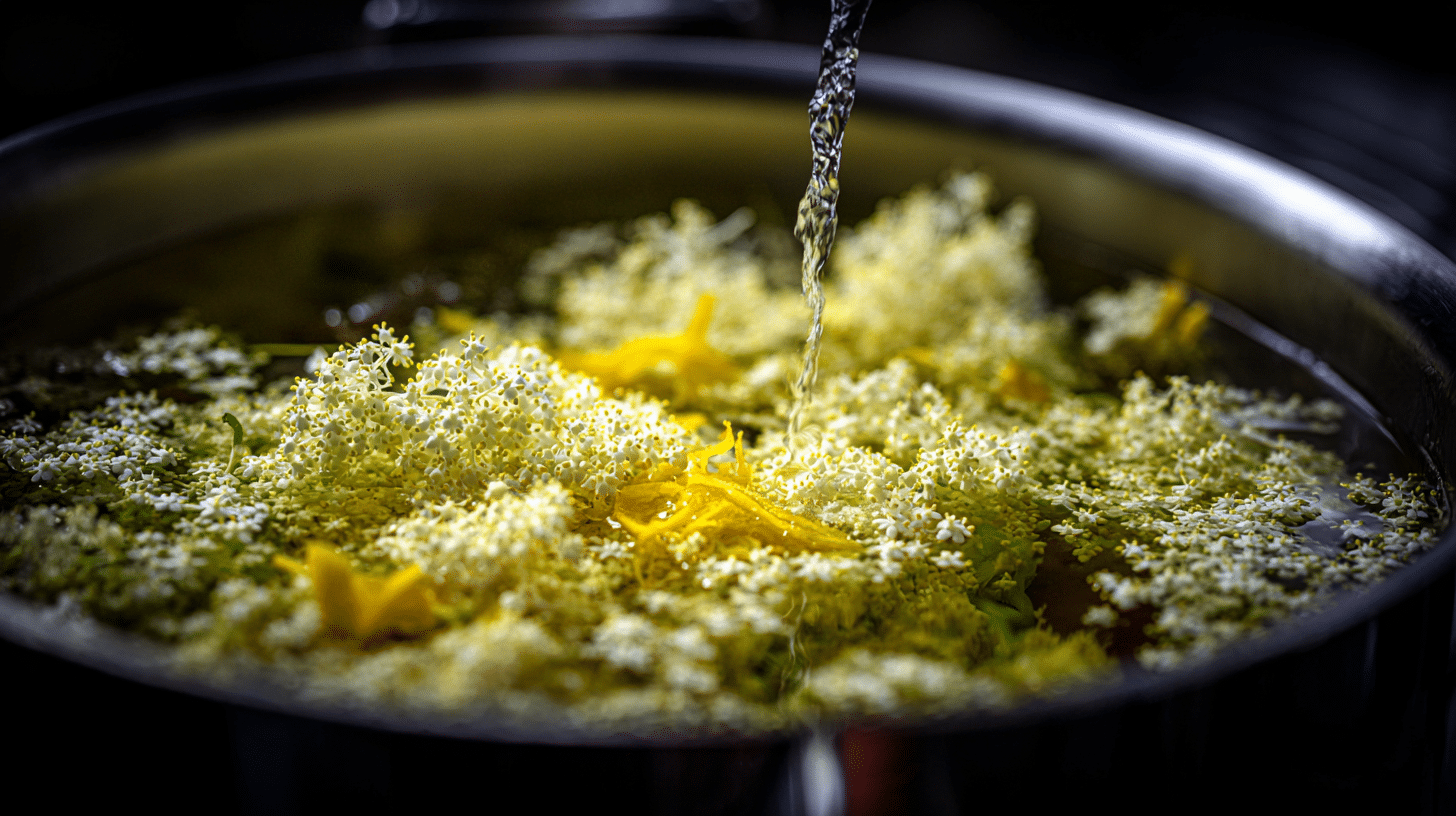 A főzés folyamata közben