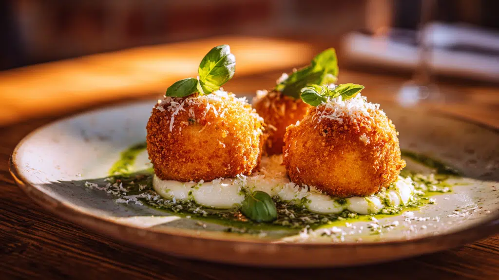 Arancini (olasz rizsgolyók)
